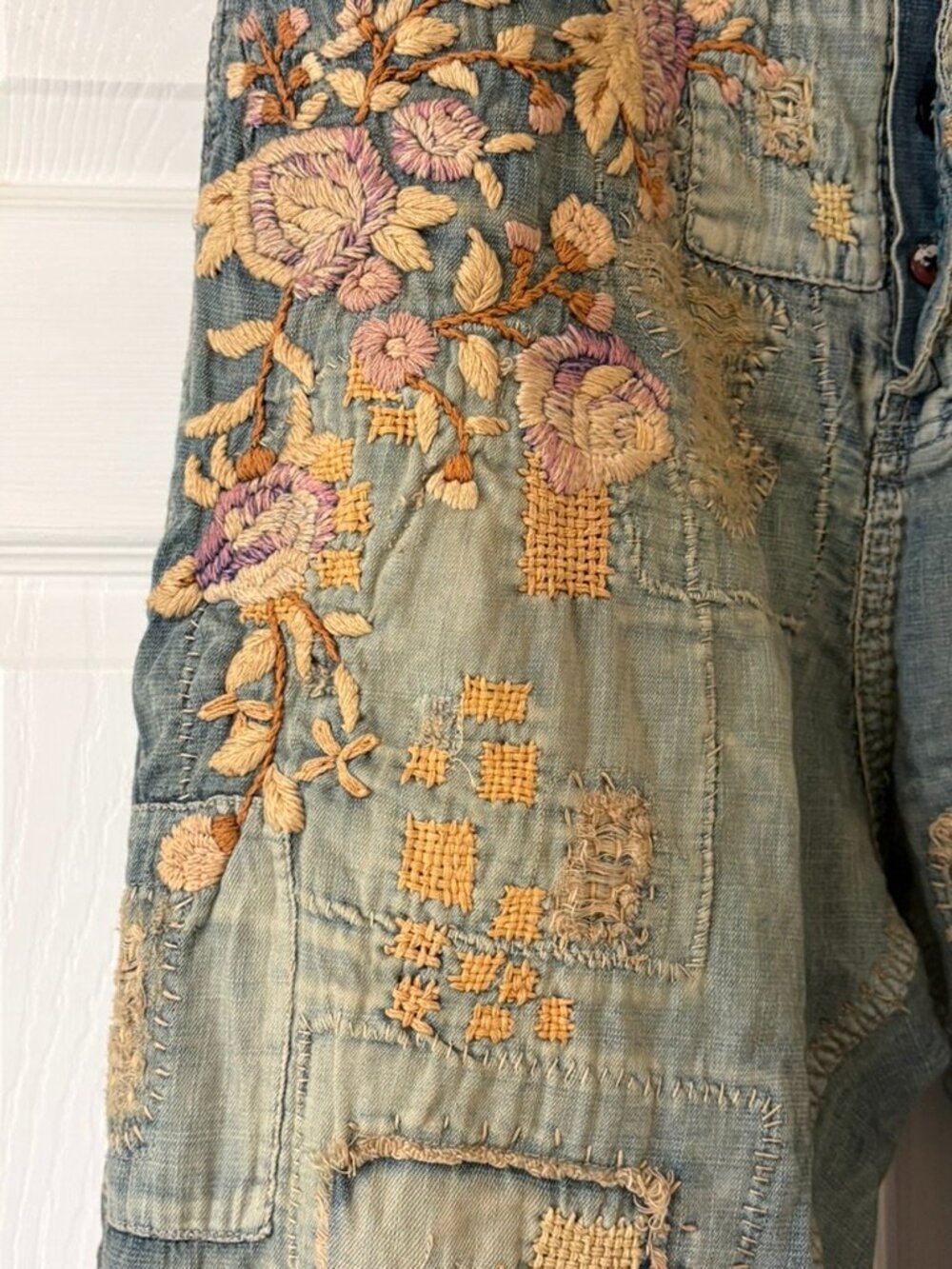 NEW Magnolia Pearl Rosarian Miner Denims, Washed Indigo OS - Picture 8 of 16